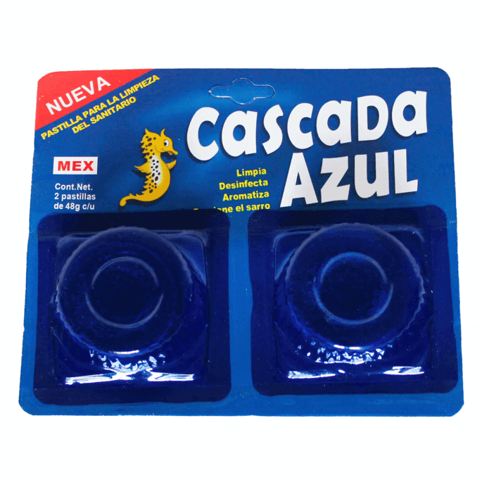 Pastilla Azul para W.C. 2 pzas. 48 g