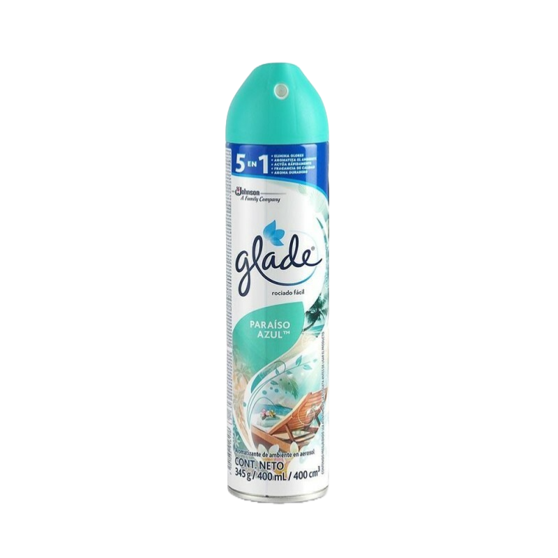 Aromatizante Glade Paraiso Azul 345 g